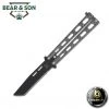 Blade City Bear & Son Butterfly - Silver Vein Handles All Knives