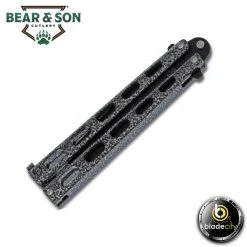 Blade City Bear & Son Butterfly - Silver Vein Handles All Knives