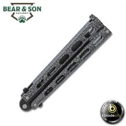 Blade City Bear & Son Butterfly - Silver Vein Handles All Knives