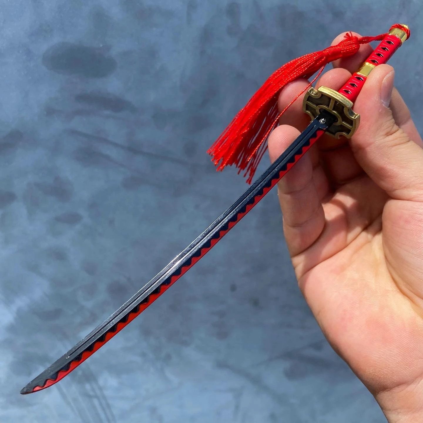 Blade City Micro Sandai Kitetsu Katana + Stand Anime Replicas 4 Blade City Micro Sandai Kitetsu Katana + Stand Anime Replicas