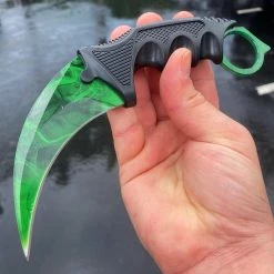 Blade City Video Game 3 Piece Green Gamma Knife Set All Knives