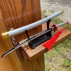 Blade City Anime Replicas Micro Rengoku Nichirin Katana + Stand