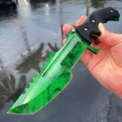 Blade City Video Game 3 Piece Green Gamma Knife Set All Knives