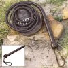 Blade City Hot Gifts 8' Handcrafted Dark Brown Leather Bull Whip 1 Blade City Hot Gifts 8' Handcrafted Dark Brown Leather Bull Whip