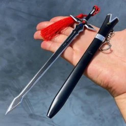 Blade City Anime Replicas Micro Dark Repulser (SAO) + Stand