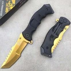 Blade City 9" Gold G10 Huntsman All Knives