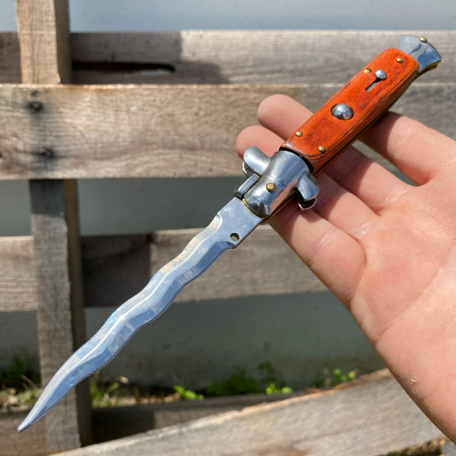 Blade City Kriss Blade Italian Stiletto - 3 Colors Available All Knives 6 Blade City Kriss Blade Italian Stiletto - 3 Colors Available All Knives