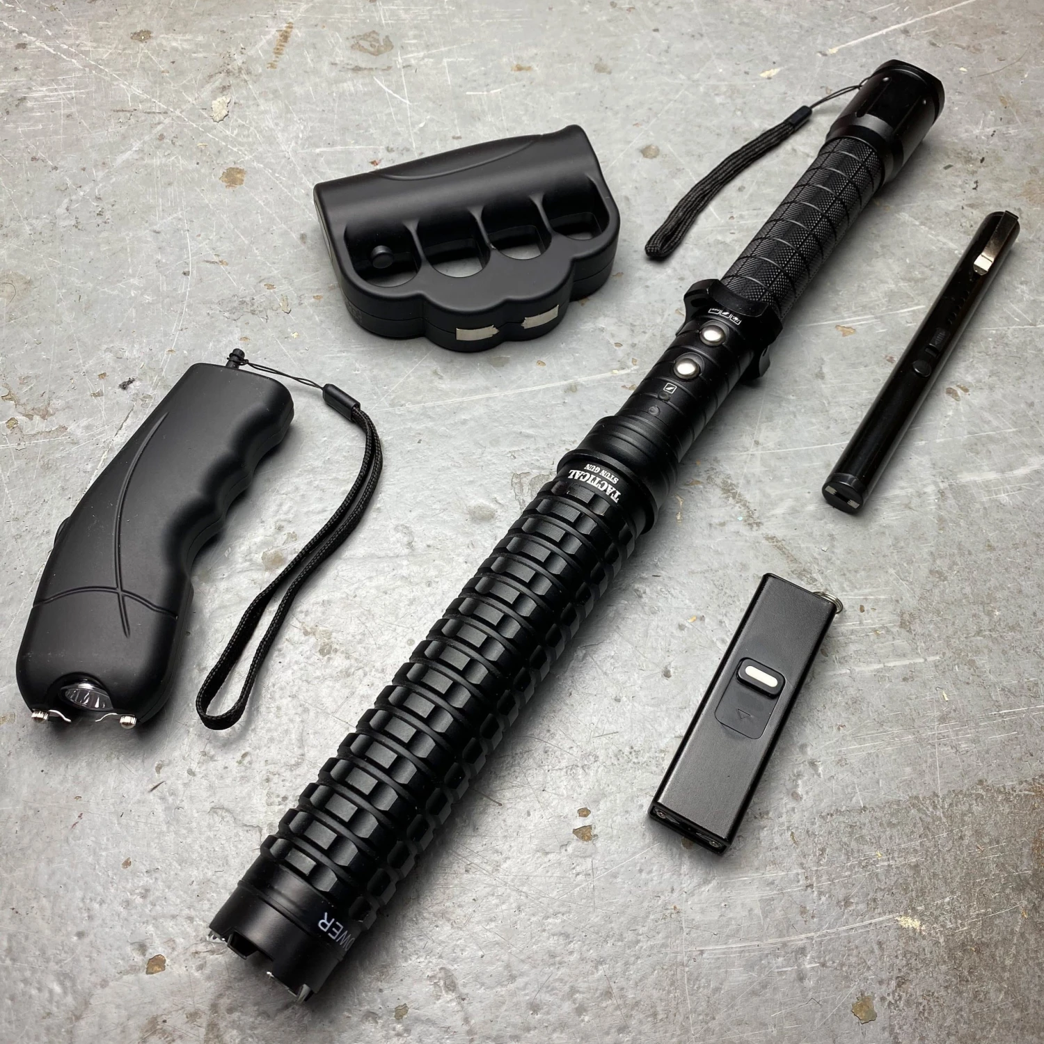 Blade City 5 Piece Stun Gun Self Defense Set Mega Sets 3 Blade City 5 Piece Stun Gun Self Defense Set Mega Sets