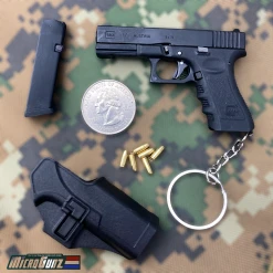 Blade City MicroGunz™️ High Quality Metal Mini Gun Glock Keychain 12 Blade City MicroGunz™️ High Quality Metal Mini Gun Glock Keychain