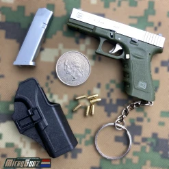 Blade City MicroGunz™️ High Quality Metal Mini Gun Glock Keychain