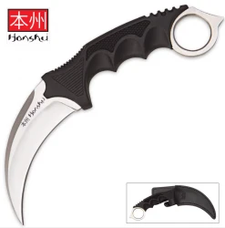 Blade City Karambits United Cutlery Honshu Karambit Silver Boot Sheath