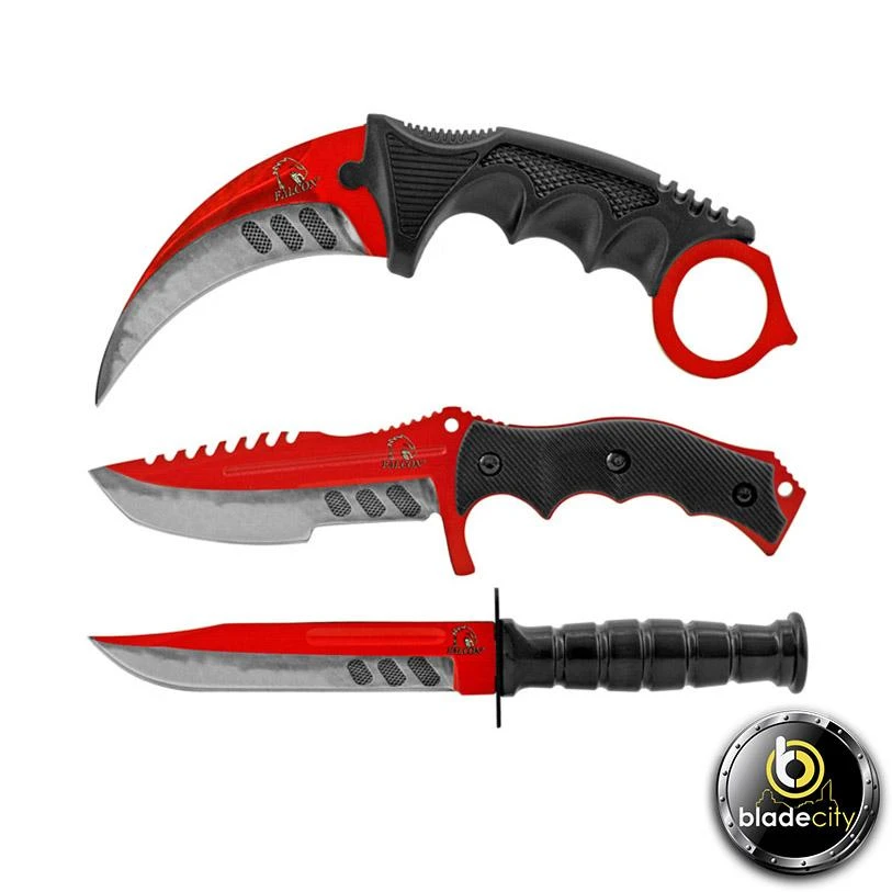 Blade City Autotronic Triple Knife Set 3 Blade City Autotronic Triple Knife Set