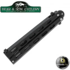 Blade City Bear & Son Drop Point Damascus Butterfly Knife All Knives