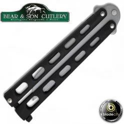 Blade City Bear & Son Large Tanto Butterfly Knife All Knives