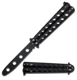 Blade City Black Balisong Trainer Balisong/butterfly 7 Blade City Black Balisong Trainer Balisong/butterfly