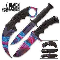 Blade City All Knives Black Legion Galaxy Triple Knife Set