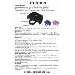 Blade City BLACK MINI JOGGER STUN GUN Self Defense