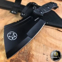 Blade City Black Stonehedge Full Tang Cleaver 8 Blade City Black Stonehedge Full Tang Cleaver