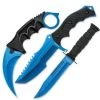 Blade City Blue Atomic Triple Set All Knives