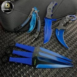 Blade City Blue Fury 6 Piece Knife Set