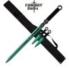 Blade City *Closeout Deal* Green Python Saber W Dual Daggers