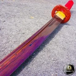 Blade City Swords *Closeout Deal* Vulcan Damascus Katana (Hand Forged)