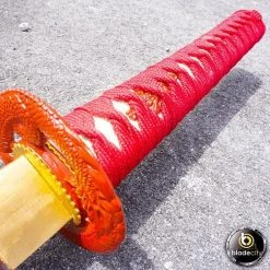 Blade City Swords *Closeout Deal* Vulcan Damascus Katana (Hand Forged)