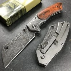 Blade City Damascus Cleaver All Knives