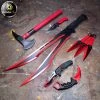 Blade City *Exclusive* 9-Piece Atomic Red Mega Knife Set