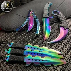 Blade City Video Game Inspired Fury Spectrum 6 Piece Knife Set
