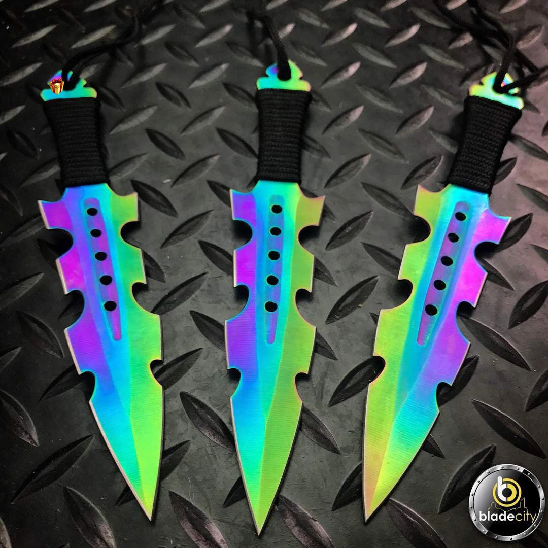 Free Shipping On All Orders! *New* Galactic Spectrum Throwers All Knives 3 Free Shipping On All Orders! *New* Galactic Spectrum Throwers All Knives
