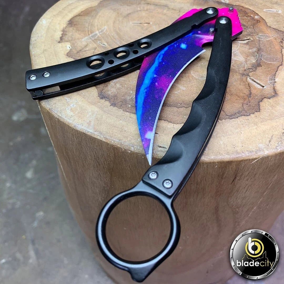 Blade City Galaxy Karambit Balisong (Limited Edition) Balisong/butterfly 6 Blade City Galaxy Karambit Balisong (Limited Edition) Balisong/butterfly
