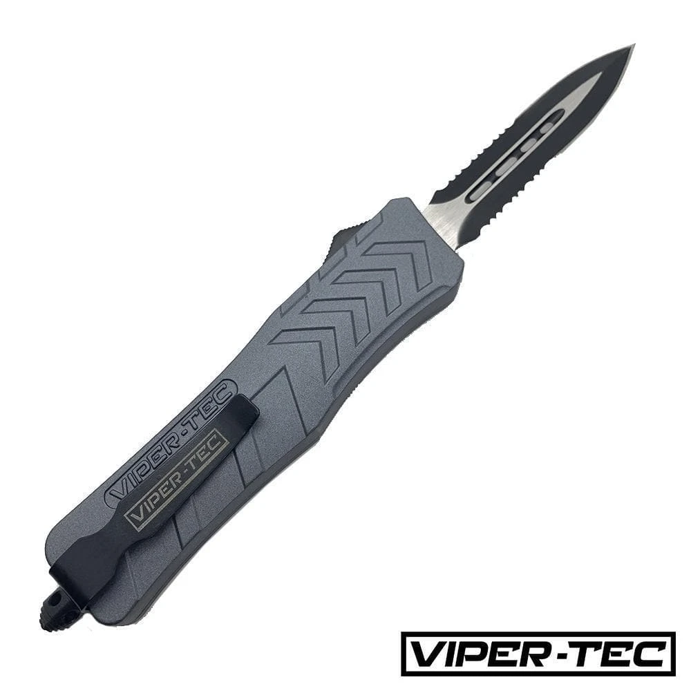 Blade City Grey Medium VF-1 D/A OTF (Multiple Blade Styles Available) Auto's 6 Blade City Grey Medium VF-1 D/A OTF (Multiple Blade Styles Available) Auto's