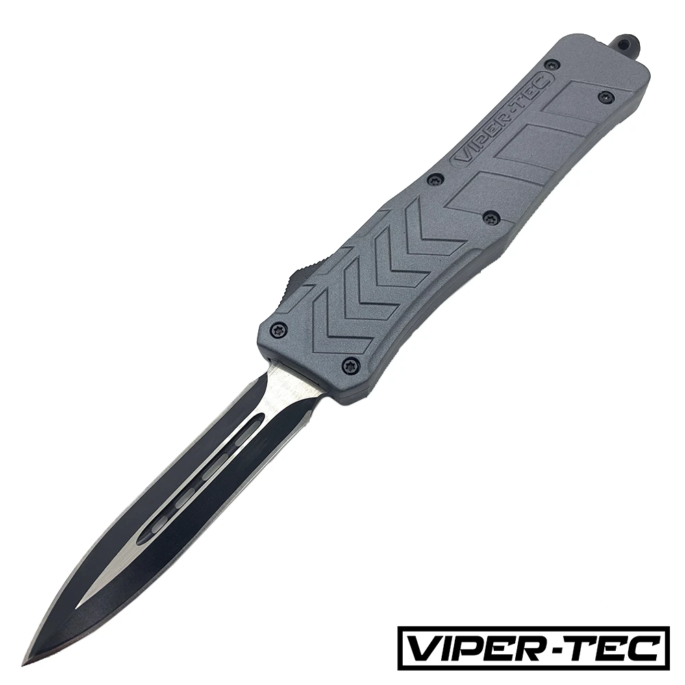 Viper Tec Auto's Medium Grey VF-1 D/A OTF (Multiple Blade Styles Available) 4 Viper Tec Auto's Medium Grey VF-1 D/A OTF (Multiple Blade Styles Available)