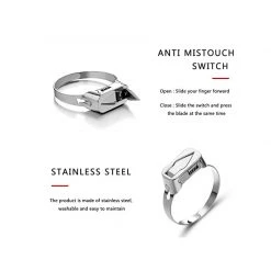 Blade City Metal Self Defense Ring Knife 11 Blade City Metal Self Defense Ring Knife