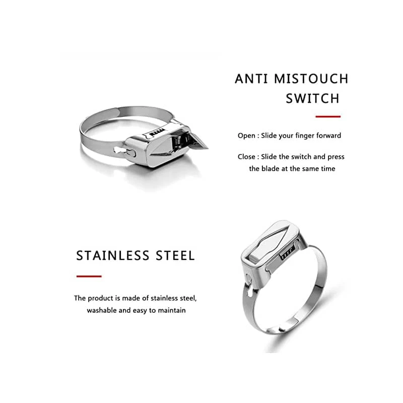 Blade City Metal Self Defense Ring Knife 7 Blade City Metal Self Defense Ring Knife