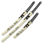 Blade City Kojiro Dragon Warrior Three-Piece Sword Set Fixed Blades