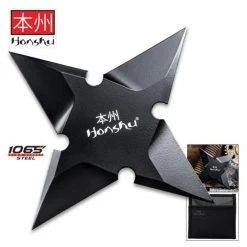 Blade City Large Honshu Black Throwing Star (1 Piece)