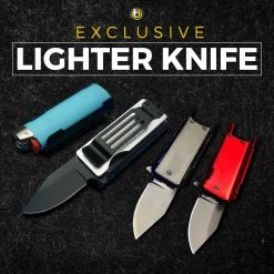 Blade City Lighter Knife (BIC Lighter) All Knives