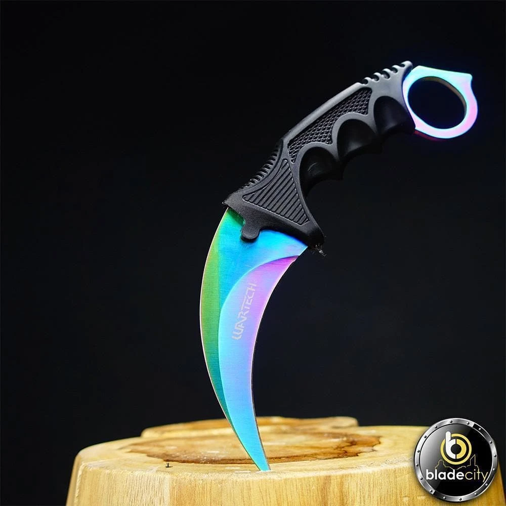 Blade City All Knives *Limited Edition* Rainbow Raptor Karambit Claw 3 Blade City All Knives *Limited Edition* Rainbow Raptor Karambit Claw