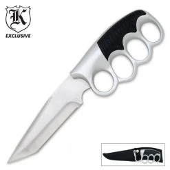 Blade City Military Warrior Knife (Chrome & Black)