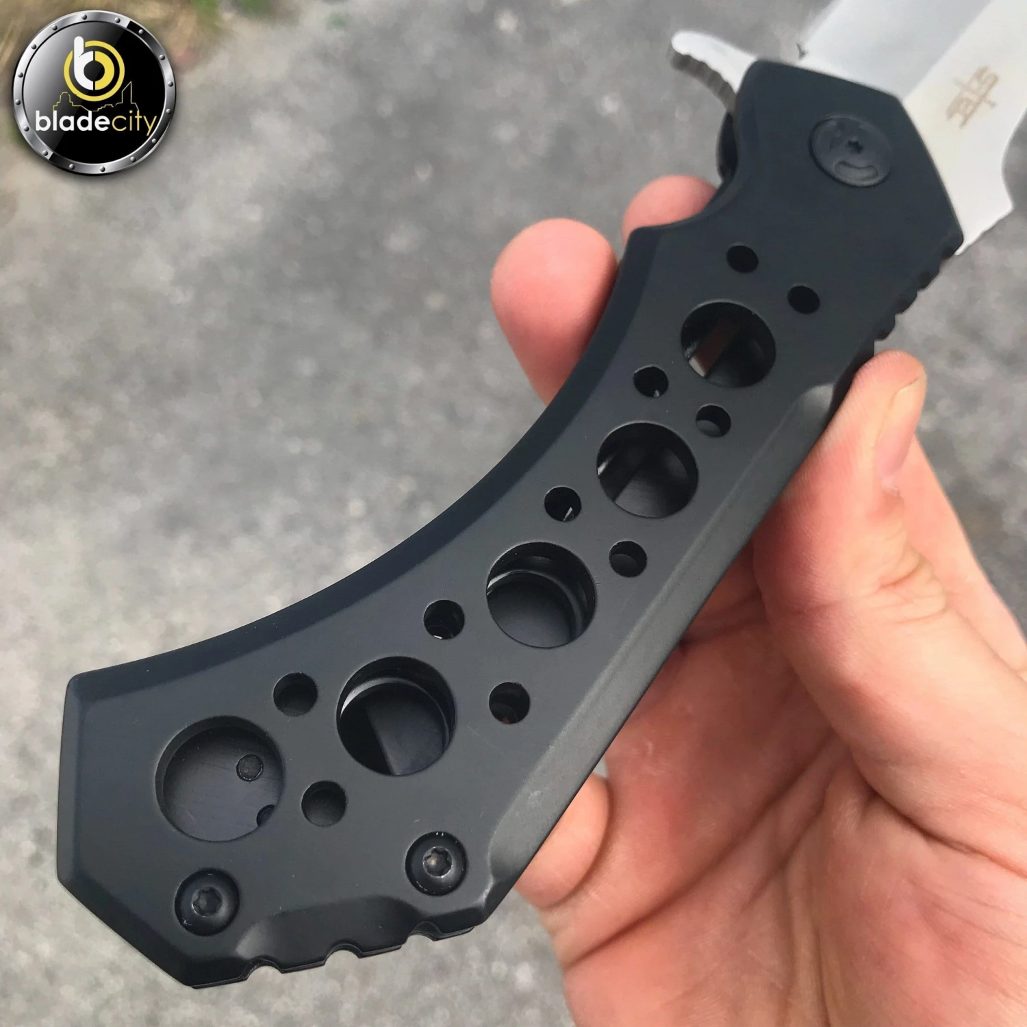 Blade City *NEW PRODUCT* Black & Chrome Goliath Cleaver All Knives 5 Blade City *NEW PRODUCT* Black & Chrome Goliath Cleaver All Knives