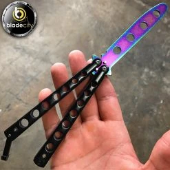 Blade City Rainbow Balisong Trainer
