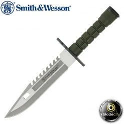 Blade City All Knives Smith & Wesson Special Ops M-9 Bayonet - Green