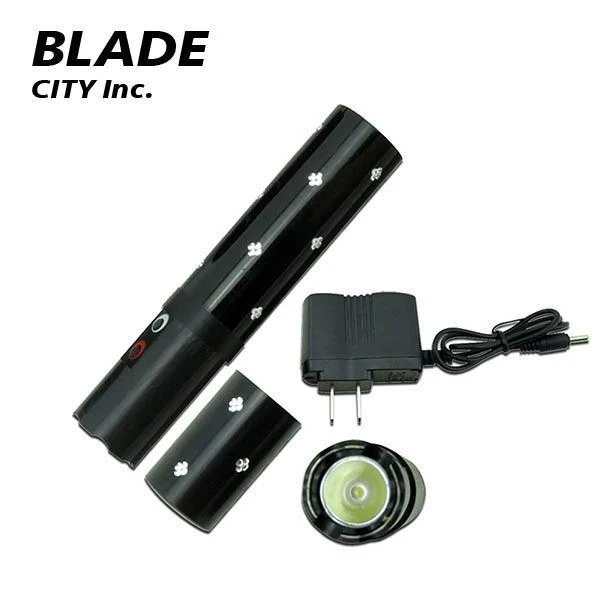 Blade City STUN GUN 3.8M VOLT RECHARGEABLE LED 3 Blade City STUN GUN 3.8M VOLT RECHARGEABLE LED