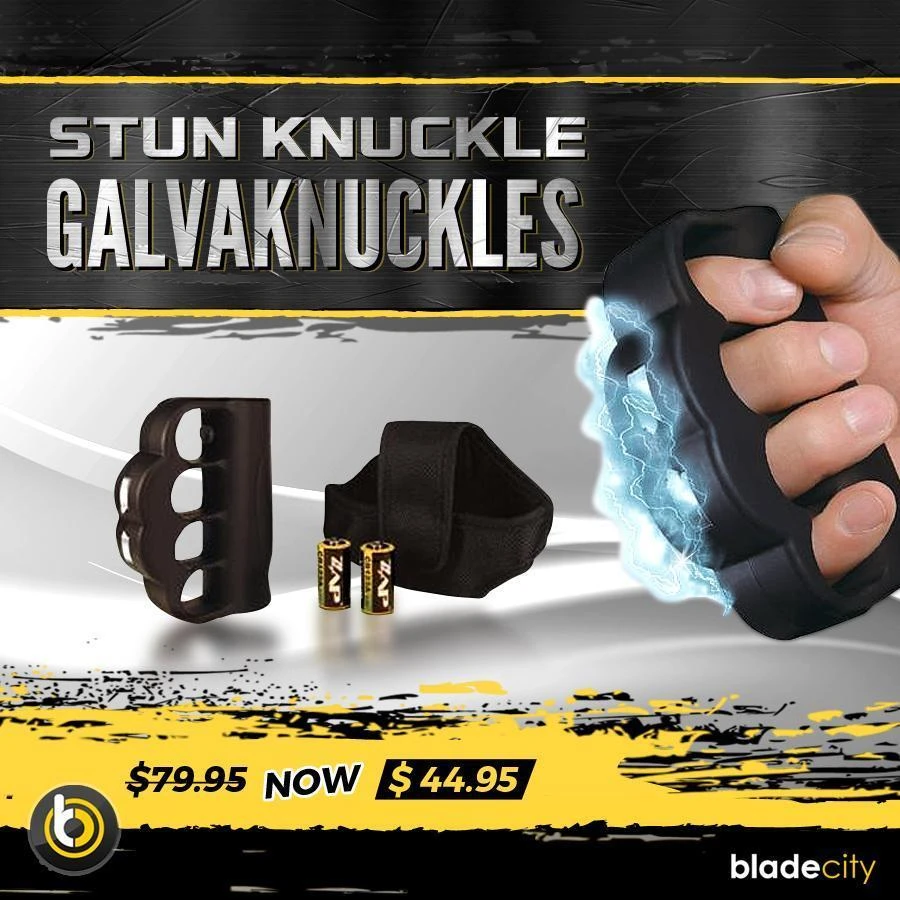 Blade City Self Defense Stun Knuckle (Galvaknuckles) 3 Blade City Self Defense Stun Knuckle (Galvaknuckles)