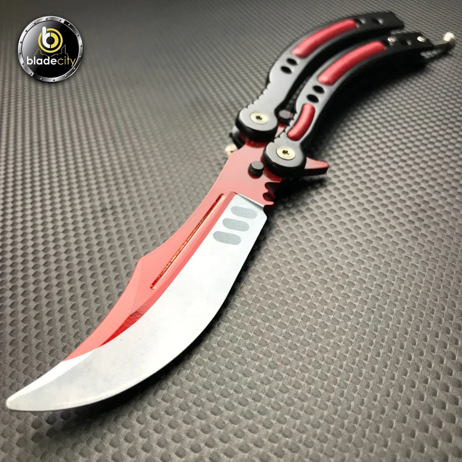 Blade City *TRAINER BLADE* Autotronic Video Game Balisong 3 Blade City *TRAINER BLADE* Autotronic Video Game Balisong