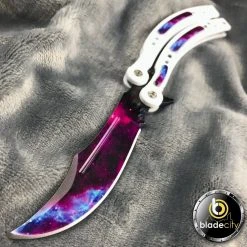Blade City All Knives Video Game Inspired Galaxy Balisong Sharp (Sold Separately Or Together)