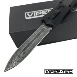 Blade City All Knives VIPER TEC ZEDD REAL DAMASCUS OTF - DUAL ACTION 12 Blade City All Knives VIPER TEC ZEDD REAL DAMASCUS OTF - DUAL ACTION
