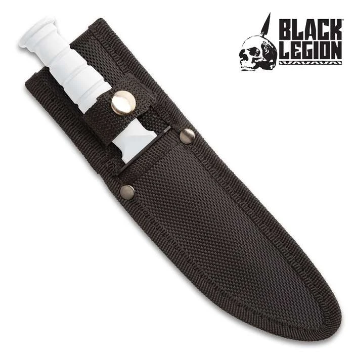 Blade City Black Legion White Galaxy Triple Knife Set All Knives 4 Blade City Black Legion White Galaxy Triple Knife Set All Knives